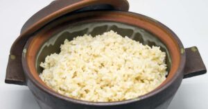 土鍋で炊いた玄米
