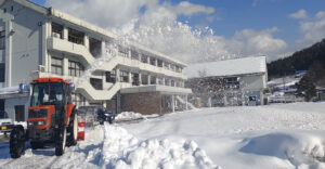 集Labの雪かき風景